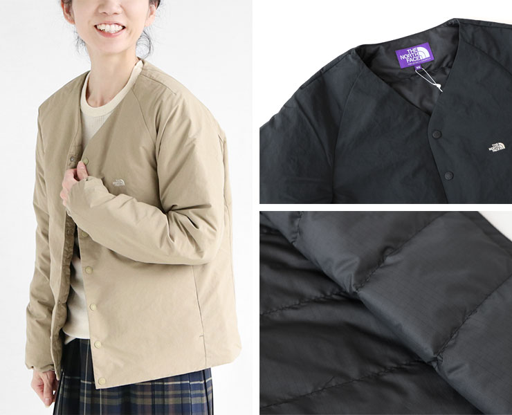 バーゲンセール the north face purple label ダウンカーディガン