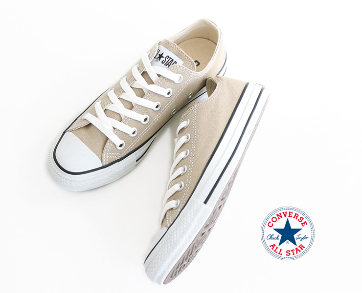 Converse コンバース ローカットスニーカー ベージュ が再入荷予約開始です News公式オンラインショップ