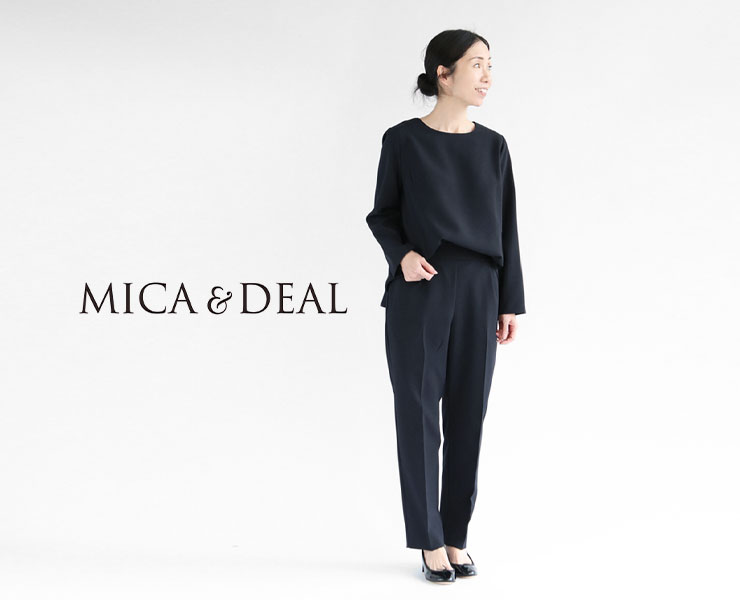 アウトレット販売 新品　MICA&DEAL マイカアンドディール　セットアップ　グレー　36 パンツスーツ上下