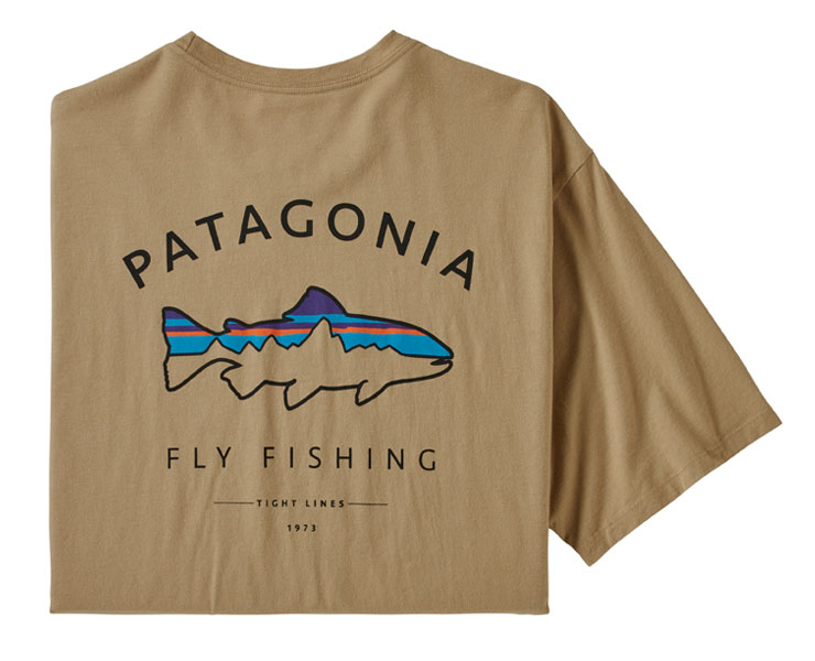patagonia(パタゴニア) ＠トラウト・オーガニックコットン・Tシャツ 