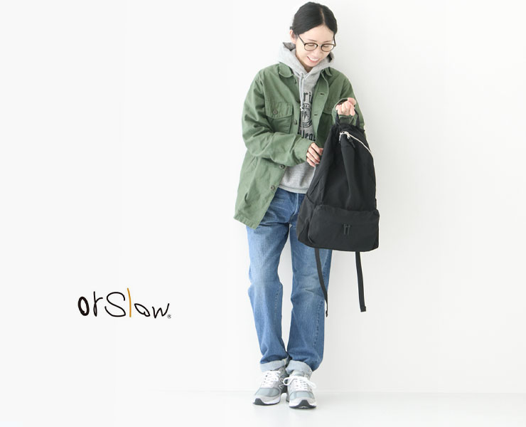 ink × orslow × 中津3 リメイクデニムプルオーバースモック ink × orslow × 中津3 リメイクデニムプルオーバースモック