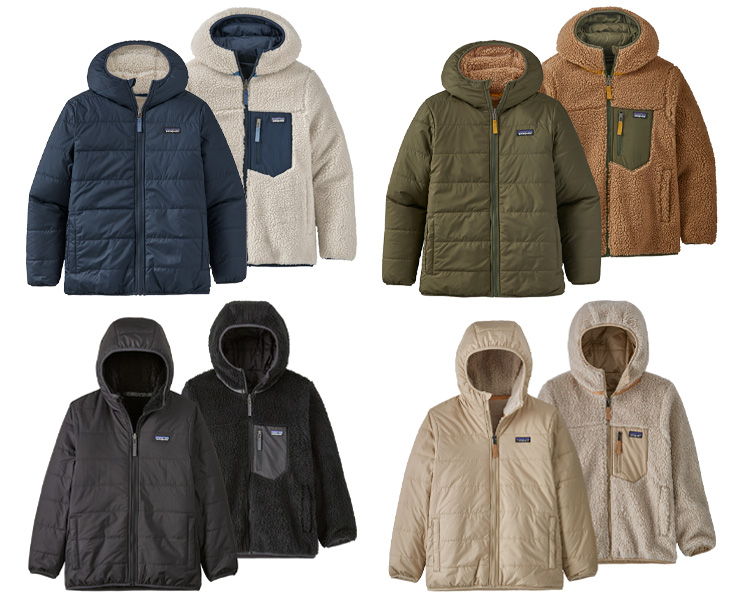 patagonia リバーシブル　ジャケット　アウター　ブルゾン　ボア