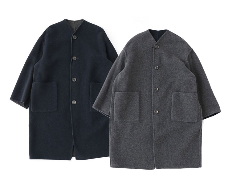 Le Glazik ル グラジック ウールナイロンモッサ リバーロングコートが入荷 News公式オンラインショップ