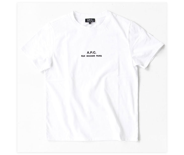 コーディネート／一枚は持っておきたい「A.P.C.(アーペーセー) Tシャツ