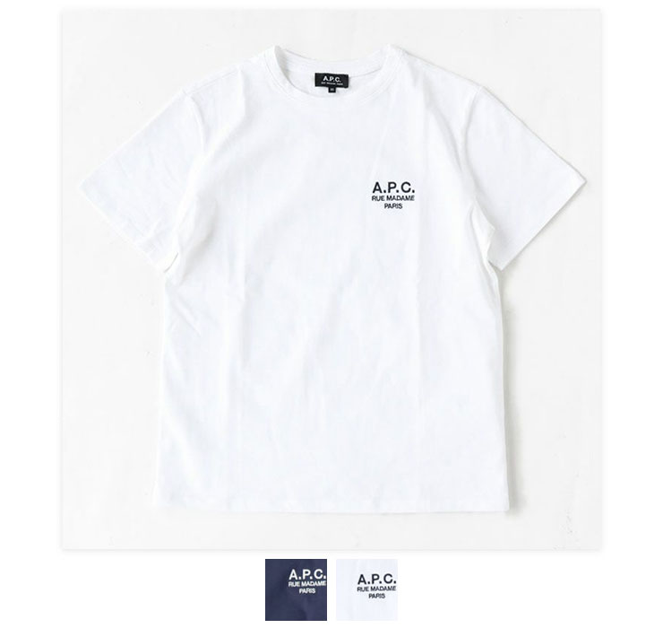 A.P.C/アーペーセー　ロゴTシャツ　白