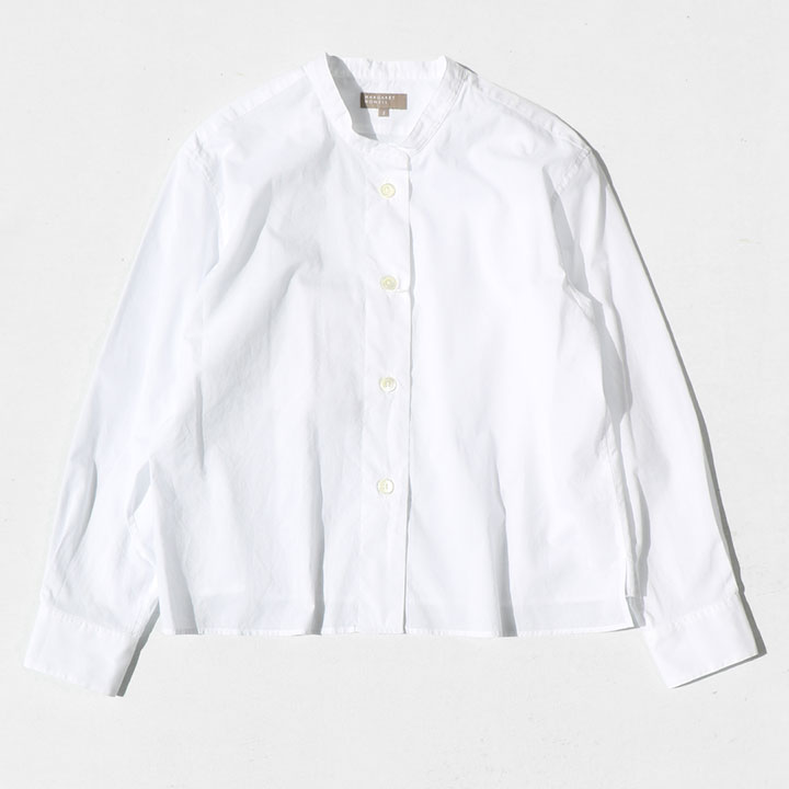 MARGARET HOWELL(マーガレット・ハウエル)SOFT WASHED COTTON カラーレスシャツ(578-1153003)