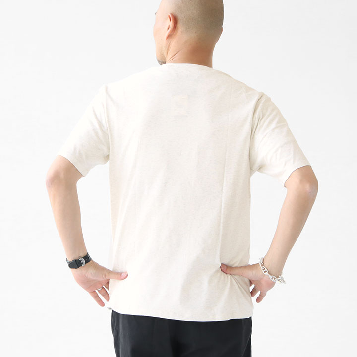 メンズ・リジェネラティブ・オーガニック・サーティファイド・コットン・ライトウェイト・ポケット・ティー