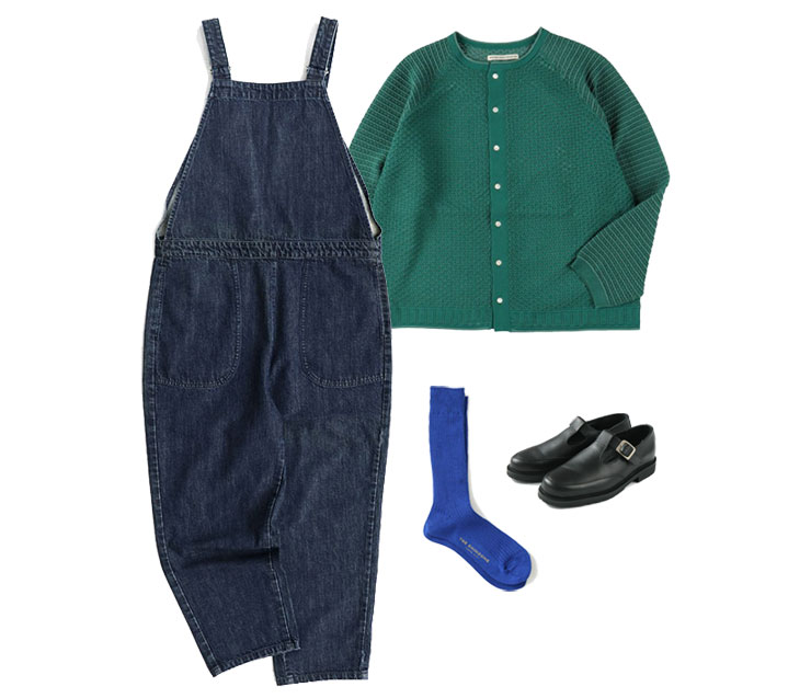 MHL. デニムサロペット ダントン オーシバル ブレディ ジムフレックス