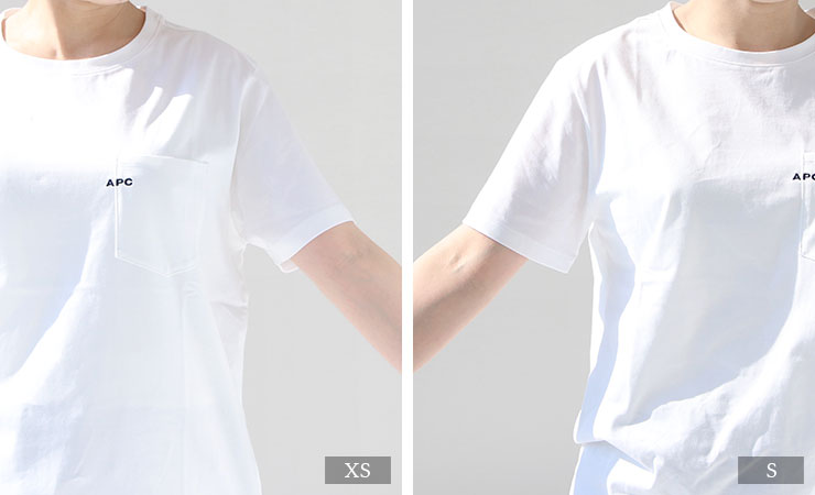 女性が着る A P C アーペーセー のメンズtシャツ おしゃれに着られるサイズ選びのコツ News公式オンラインショップ