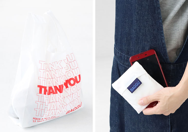 BAGGU(バグゥ) 15周年記念の“THANK YOU”バッグ|NEWS公式オンライン