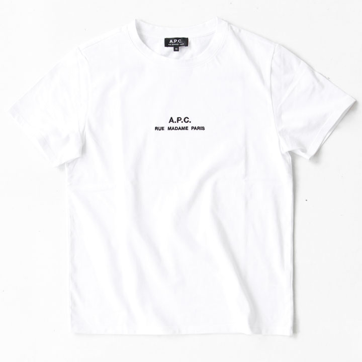 A.P.C ロゴ刺繍 ポケットTシャツ メンズXS