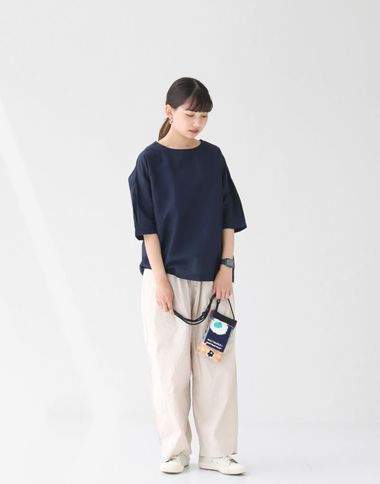 PRIT/タックスリーブプルオーバーを使ったコーディネート