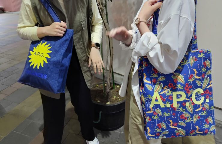 未使用　A.P.C. メッシュ　ロゴ　トート　バッグ　エコバッグ 楽天市場】【2025年秋冬新作】APC A.P.C. アーペーセー(PSAEU