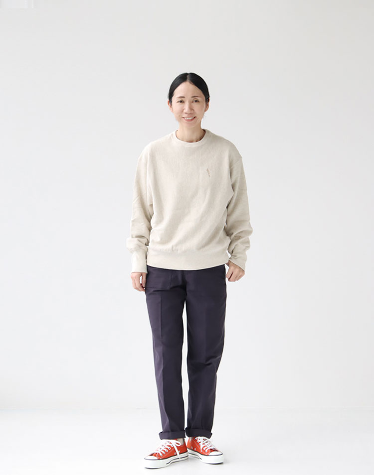 AMERICANA / クルーネックスウェットを使ったコーディネート