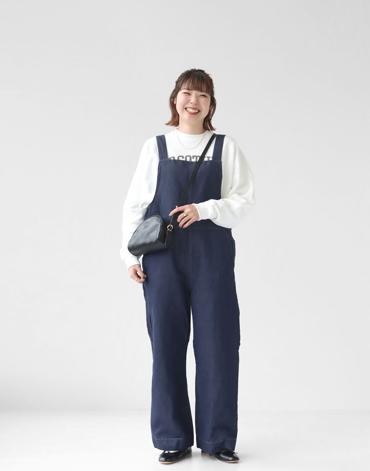 PRIT デニム サロペットを使ったコーディネート