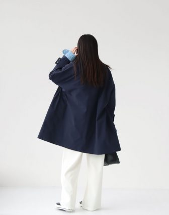 MACKINTOSH HUMBIE ステンカラーコートを使ったコーディネート