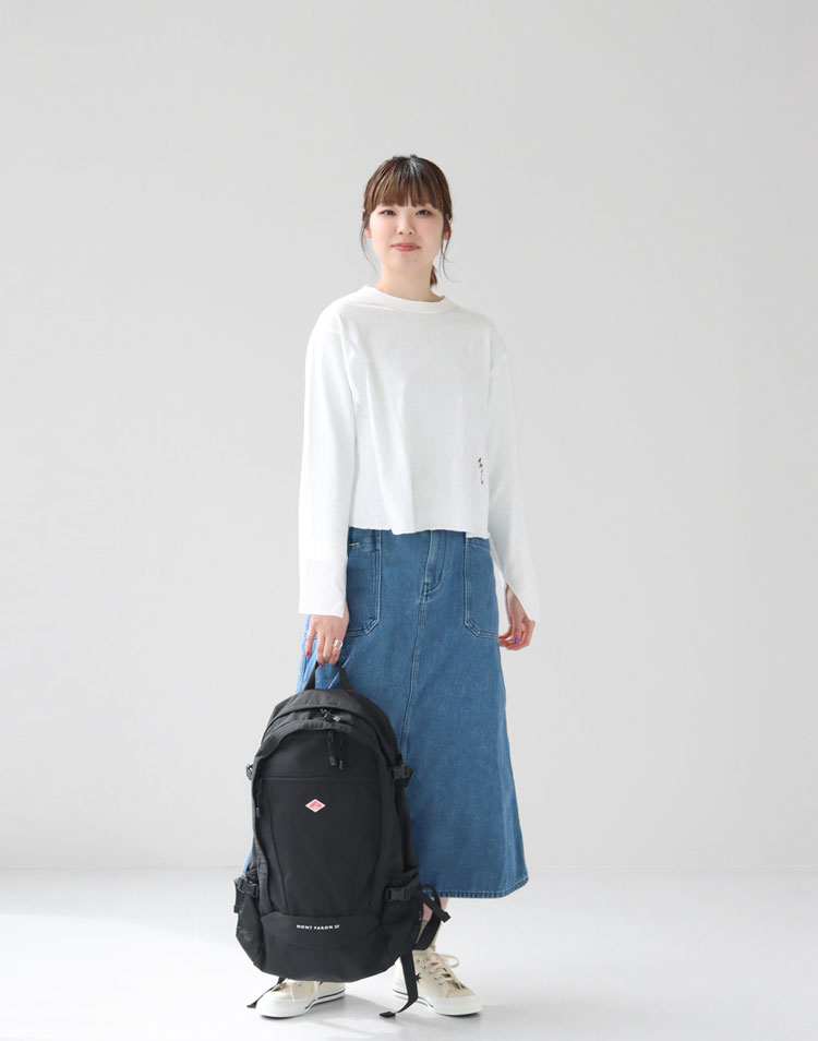 AMERICANA 袖スリット ロングスリーブTシャツを使ったコーディネート