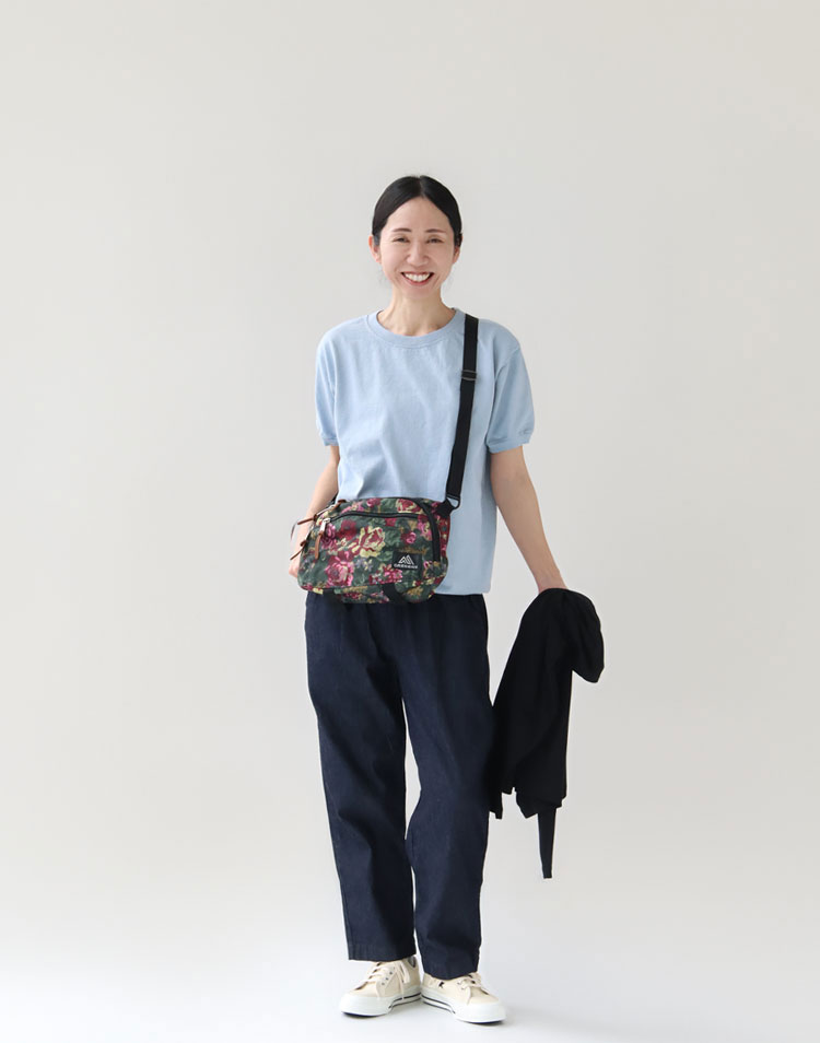 GOODWEAR/クルーネックリブTシャツを使ったコーディネート