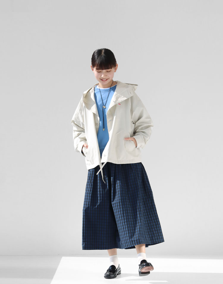 PRIT/40/1ミニ裏毛 ラグランスリーブプルオーバーを使ったコーディネート