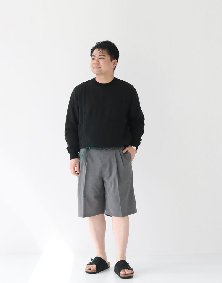 BRU NA BOINNE/リネンロンTを使ったコーディネート