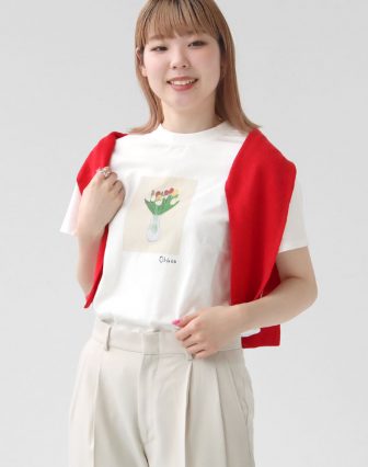 Oblada/チューリップTシャツを使ったコーディネート