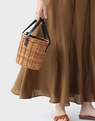 GALERIE VIE/ファインコットン ワイドクルーネックプルオーバーを使ったコーディネート