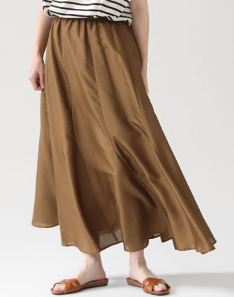 GALERIE VIE/ファインコットン ワイドクルーネックプルオーバーを使ったコーディネート