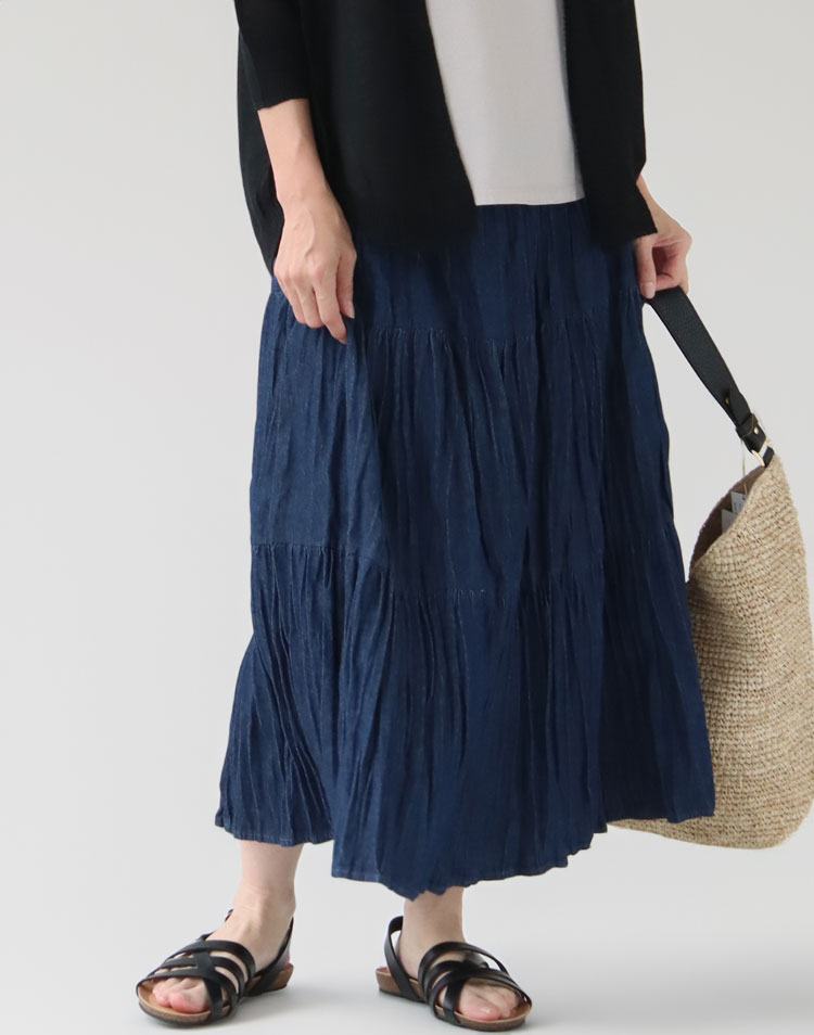 mao made/TOSCO ラウンドヘム カーディガンを使ったコーディネート