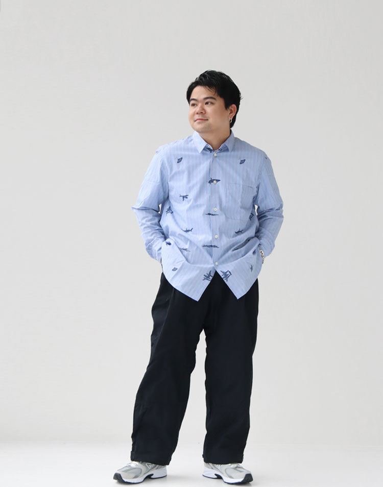 BRU NA BOINNE/ネクサスシャツを使ったコーディネート