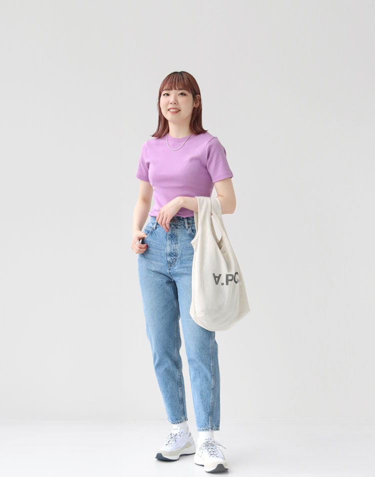 gicipi/CRISTALLO クルーネックTシャツを使ったコーディネート