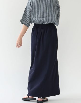 FilMelange/リアナ オーガニックラフィーコットン ロングスカートを使ったコーディネート