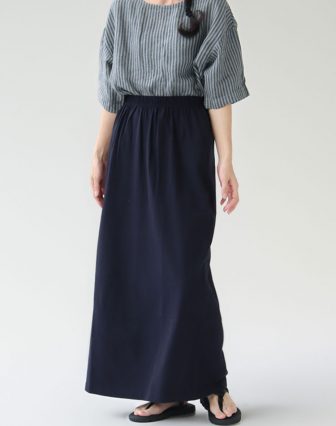 FilMelange/リアナ オーガニックラフィーコットン ロングスカートを使ったコーディネート