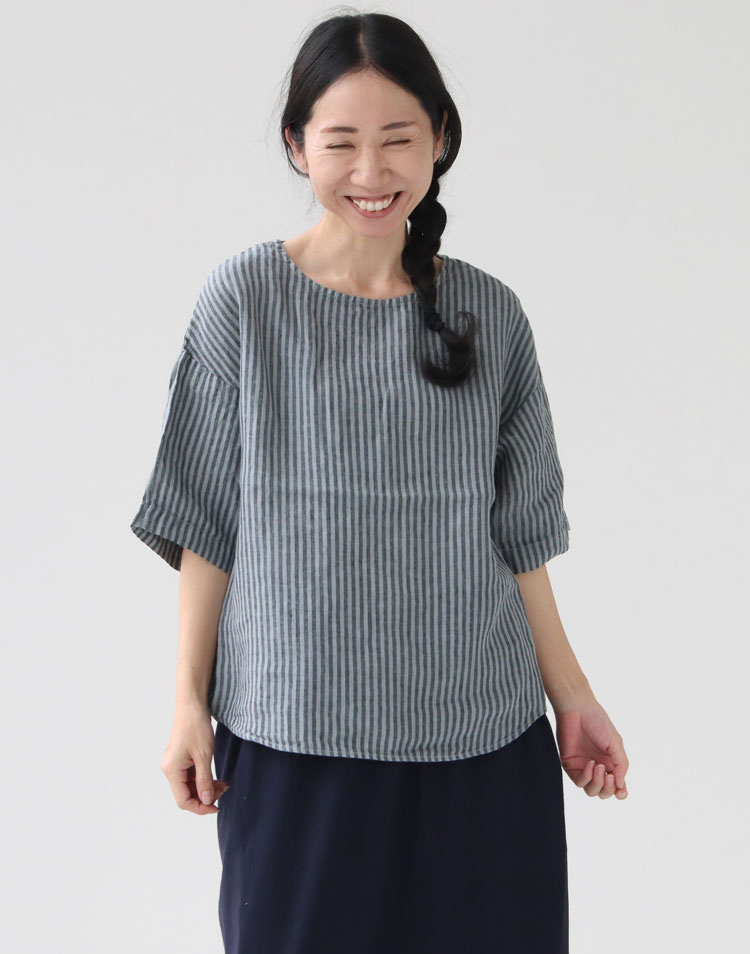 FilMelange/リアナ オーガニックラフィーコットン ロングスカートを使ったコーディネート