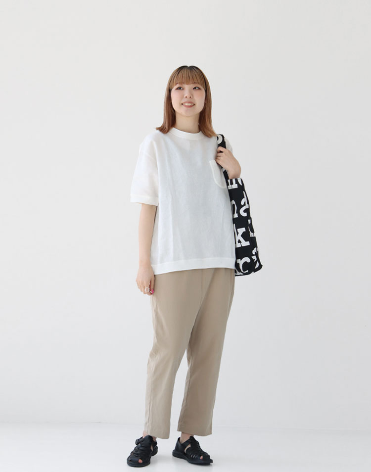 Ordinary fits/リネンプルオーバーを使ったコーディネート