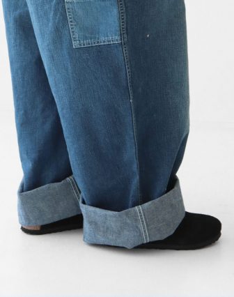 chimala/デニムオーバーオールを使ったコーディネート