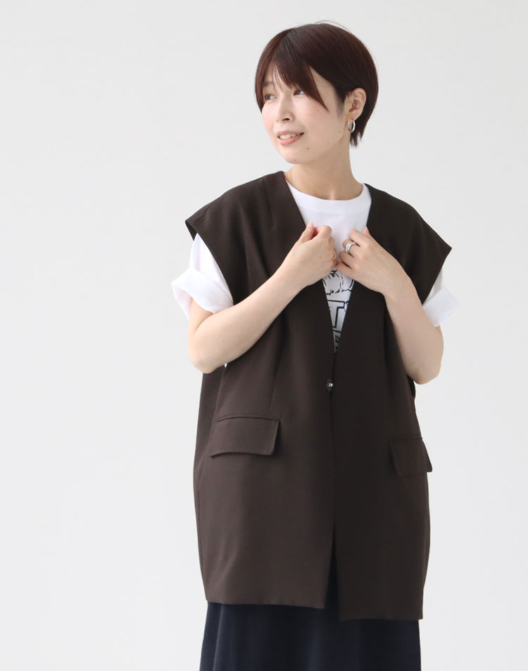 FilMelange/リアナ オーガニックラフィーコットン ロングスカートを使ったコーディネート