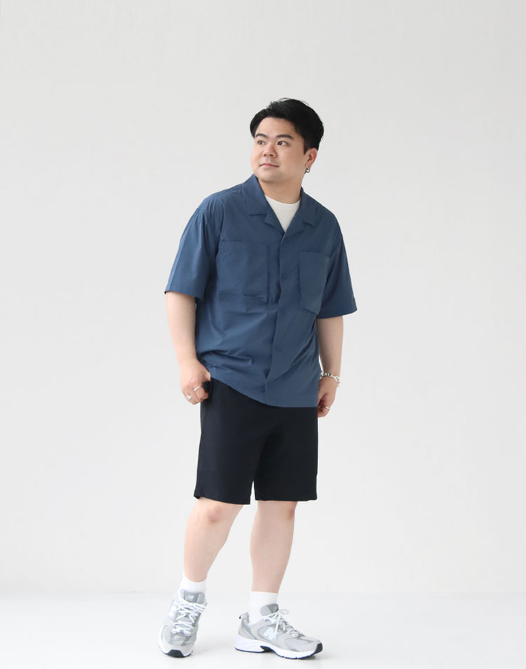 WILD THINGS/ショートスリーブキャンプシャツを使ったコーディネート