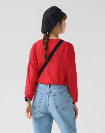 mao made/UVカット加工 リネンカーディガンを使ったコーディネート