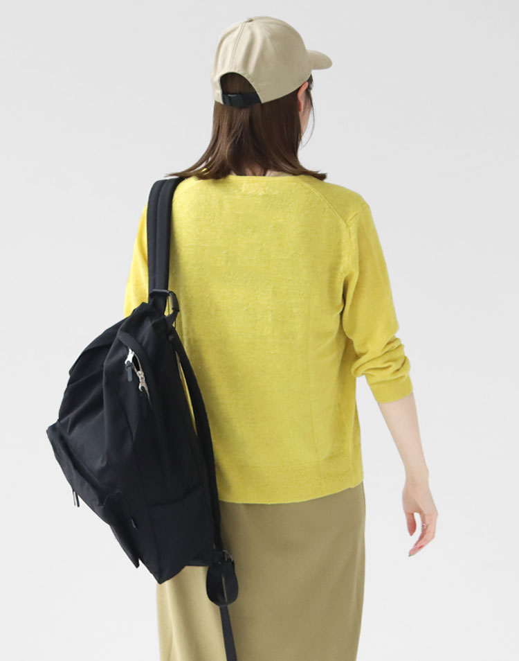 mao made/UVカット加工 リネンカーディガンを使ったコーディネート