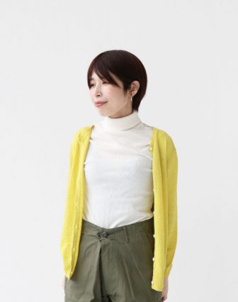 mao made/UVカット加工 リネンカーディガンを使ったコーディネート