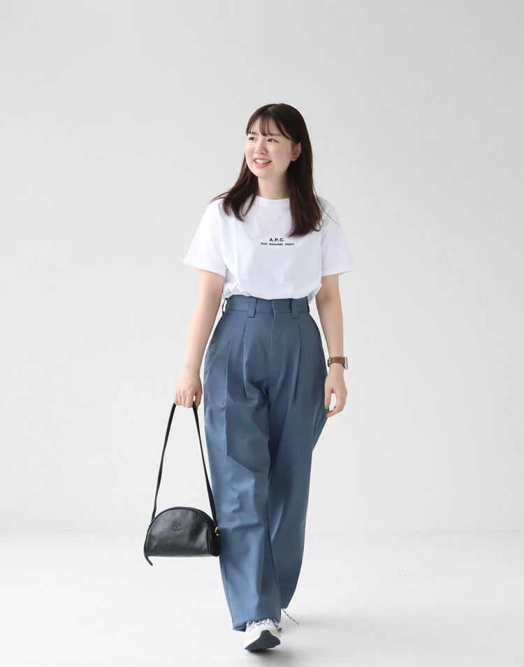 A.P.C./Tシャツ Petite Rue Madame メンズを使ったコーディネート