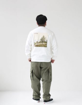 L.L.Bean/Union Catalog Cover Long-Sleeve Tシャツを使ったコーディネート