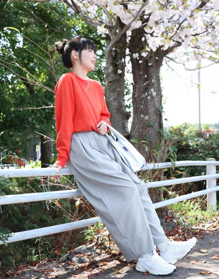 mizuiro ind/ワイドタックパンツを使ったコーディネート