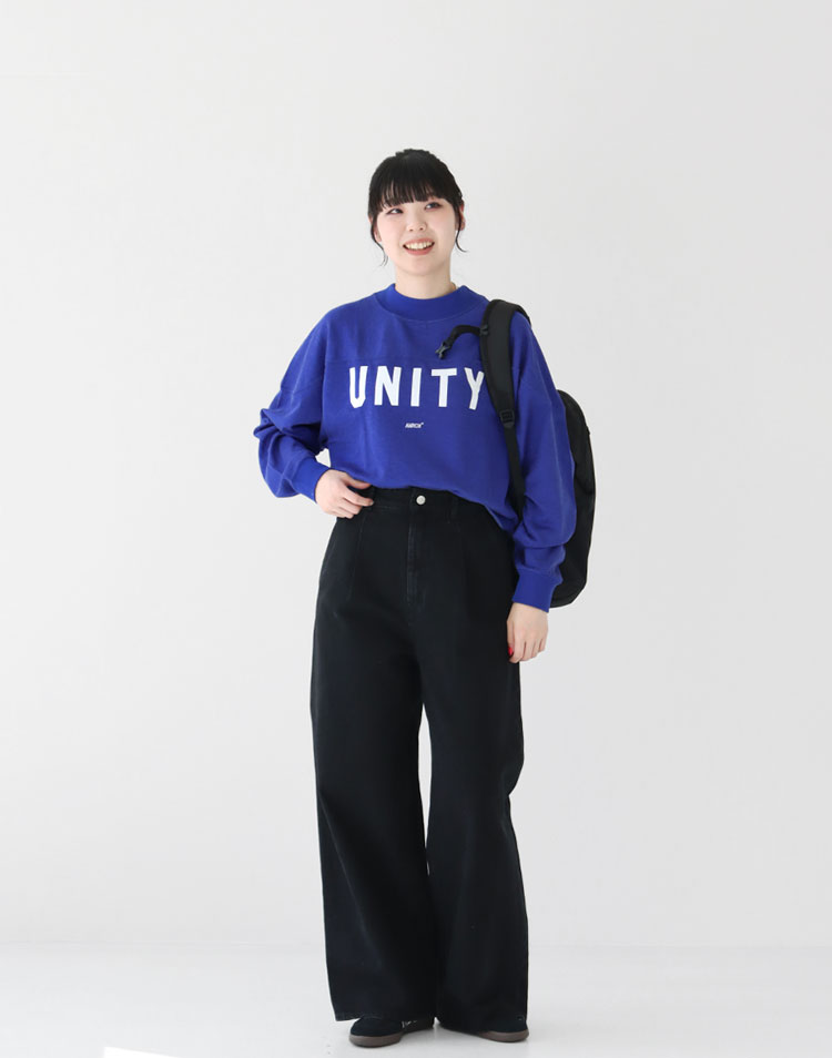 AMERICANA/フットボールジャージTシャツを使ったコーディネート