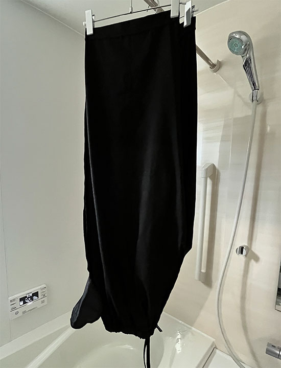 ミズイロインド ワイドタックパンツ